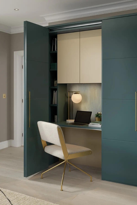 Conceal Clutter with Hidden Cabinets