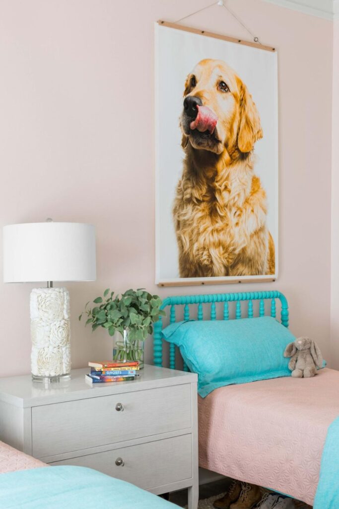 Playful Dog Town-Themed Kids' Room