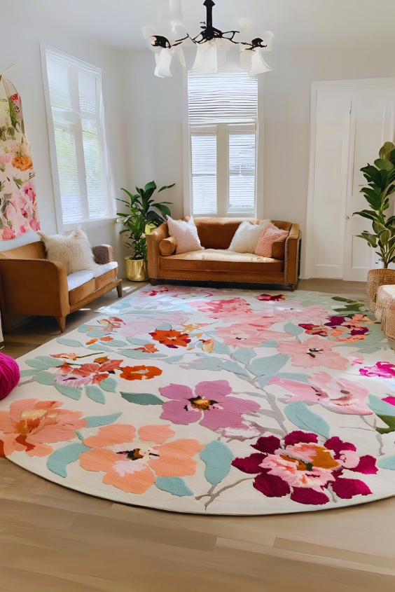 Add Floral Rugs