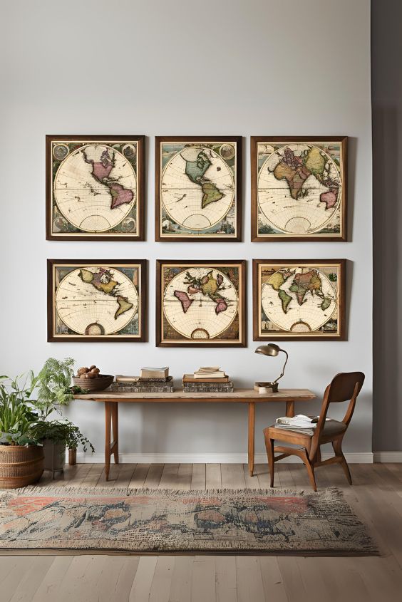 Vintage Map Prints