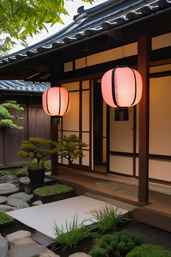 Add Traditional Japanese Lanterns (Toro)
