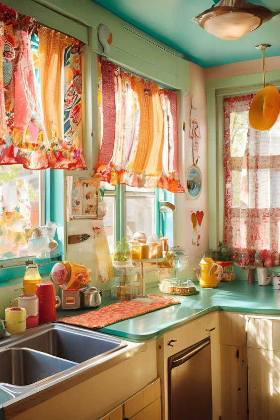 Café Curtains & Funky Patterns