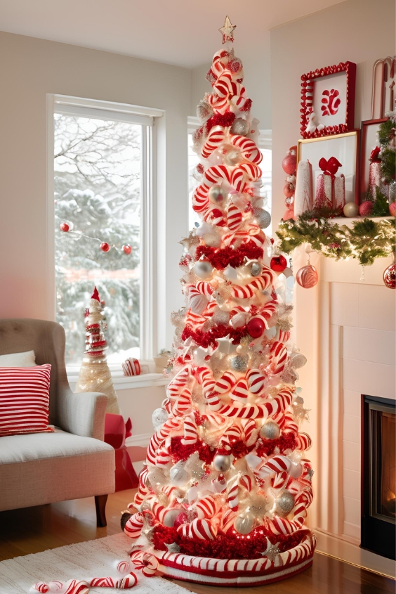Candy Cane Christmas Tree