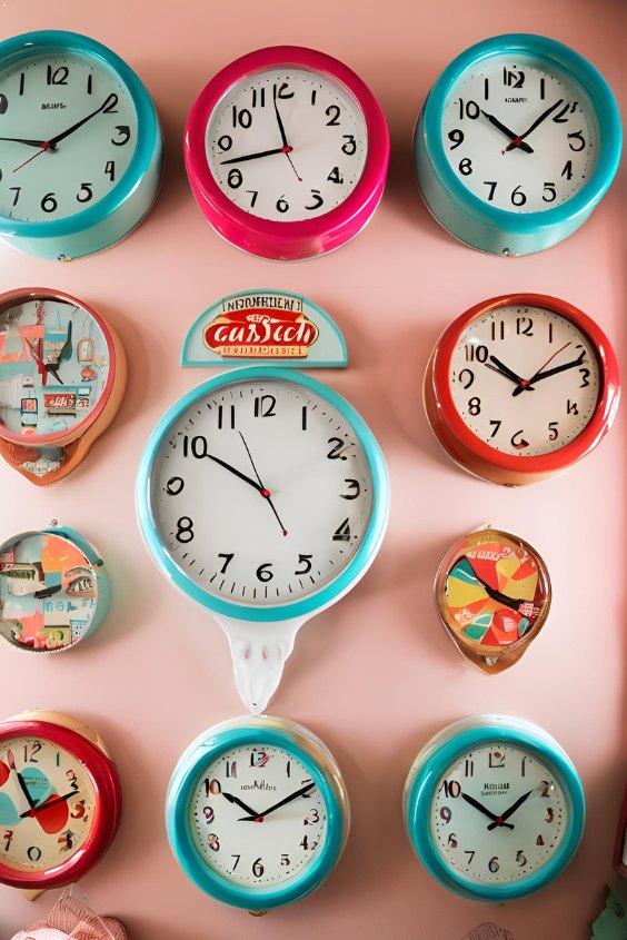 Retro Wall Clocks