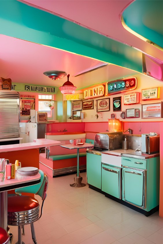 Vintage Diner Signage