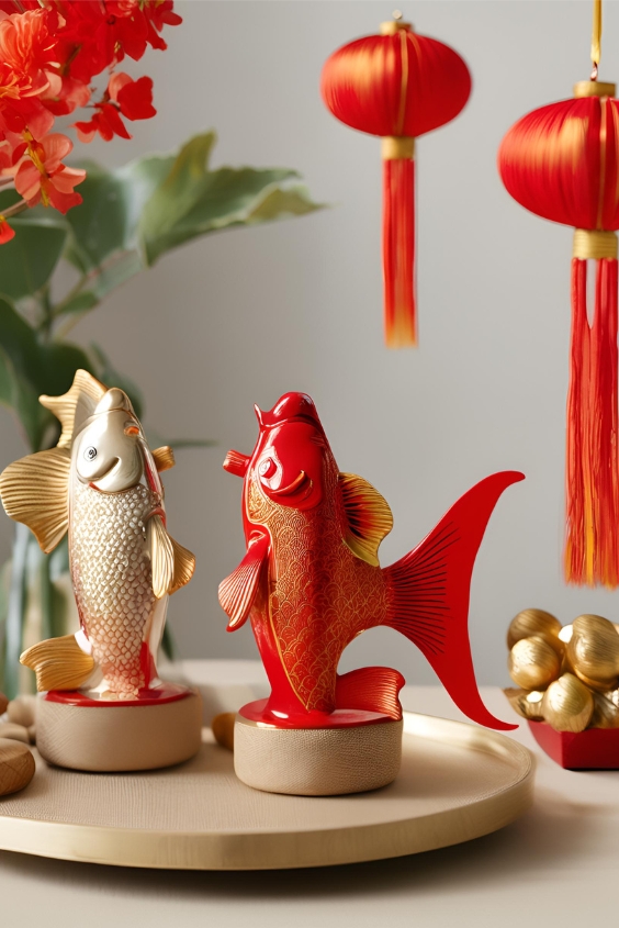 Add Symbolic Fish Figurines
