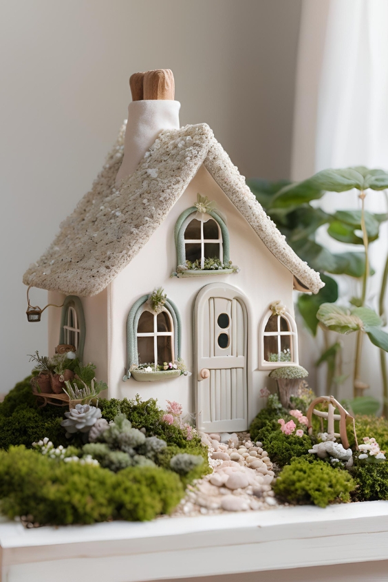 Charming Fairy Garden Cottage