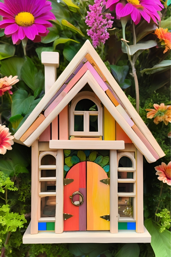 Scrap Wood Fairy House