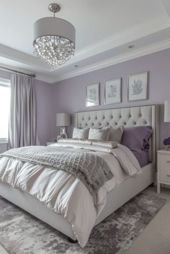 Lavender & Gray Color Scheme