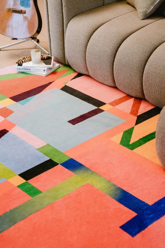 Color-Block Rugs for a Modern Pop