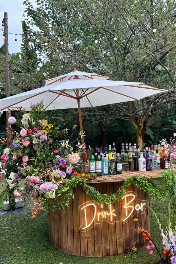 Dress Up a Beverage Station for Fun and Function