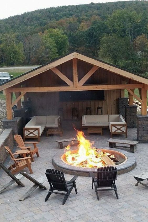 Large Backyard Fire Pit
