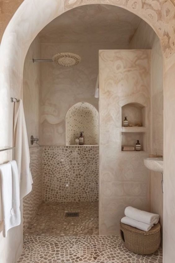 Tiled Arch Ceiling for a Dramatic Look