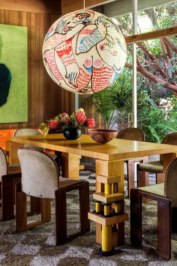 Two-Tone Dining Table for a Modern Touch